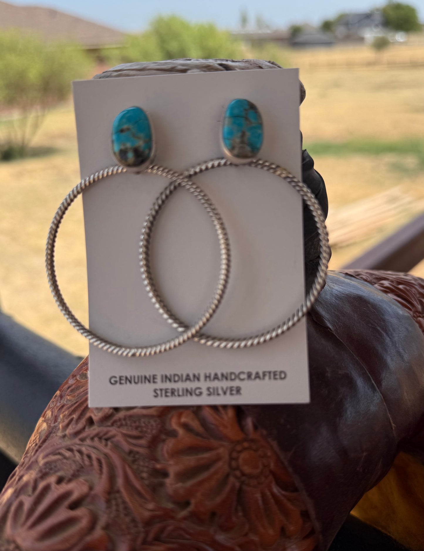 TURQUOISE LOVE EARRINGS