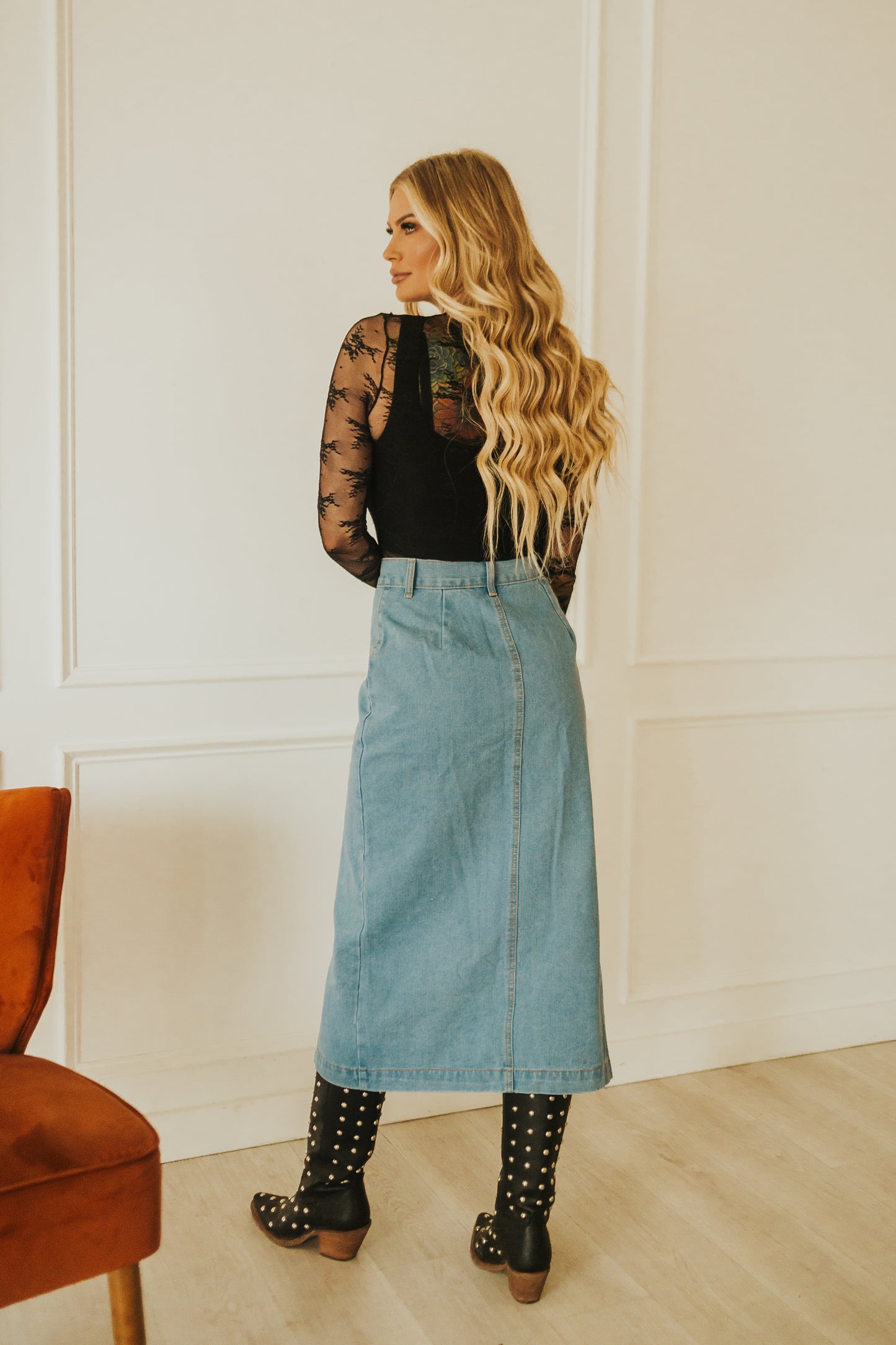 BLUE JEAN BABY SKIRT