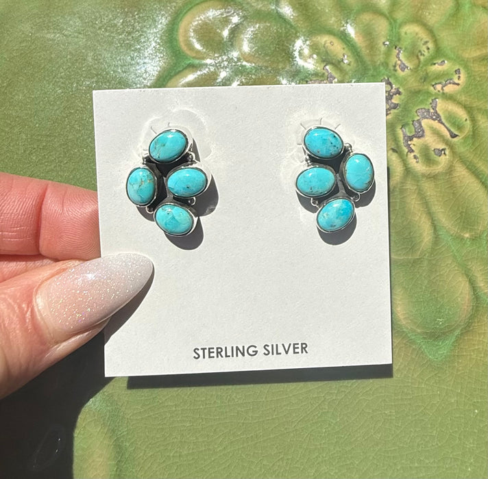 THE DOLLY TURQUOISE EARRINGS | Western Lavish Boutique