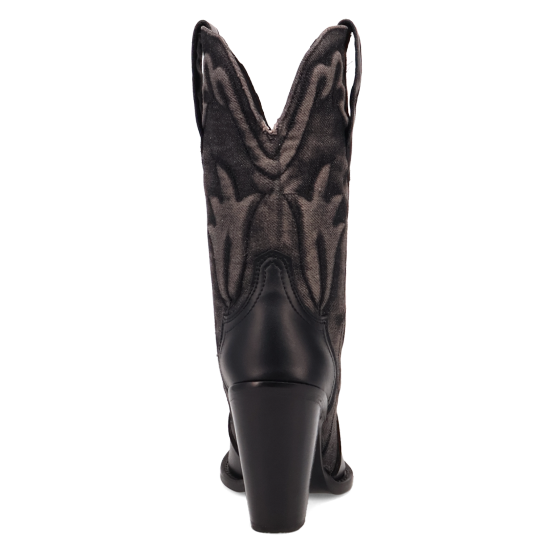TIPSY LEATHER BLACK BOOT