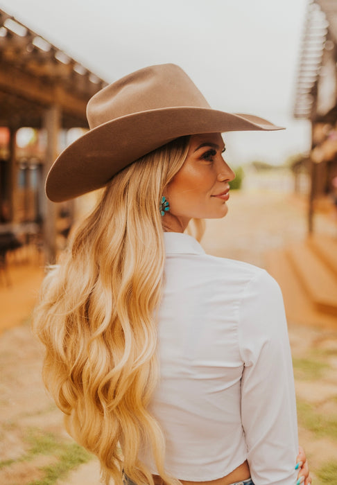 HOLD THE REINS WHITE TOP