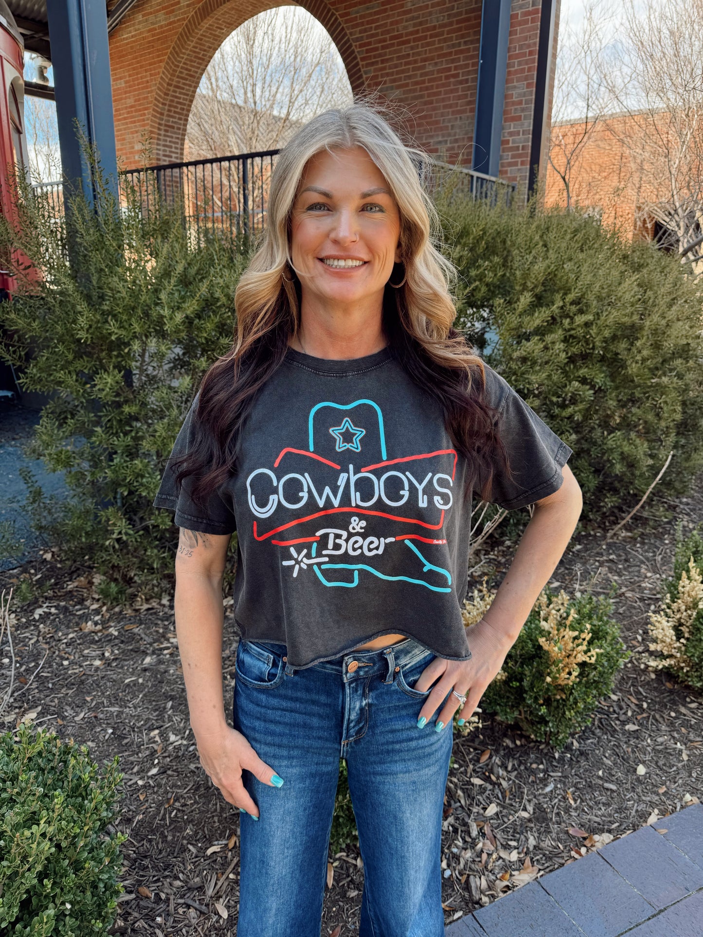 NEON COWBOY TOP