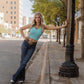 SHORT ROUND ICE BLUE TANK