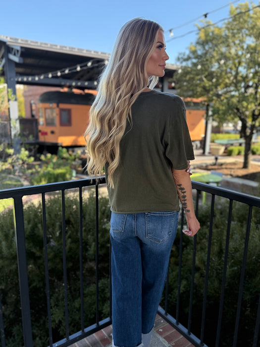 PUFF HOWDY LONGHORN TEE