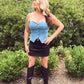 DENIM BEAUTY TOP