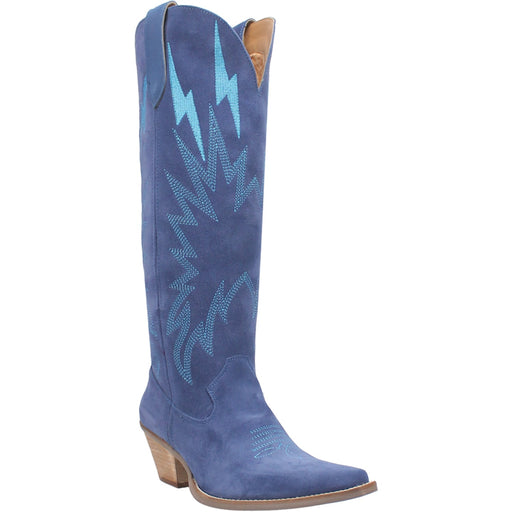 Blue thunderbolt Dingo Boots 