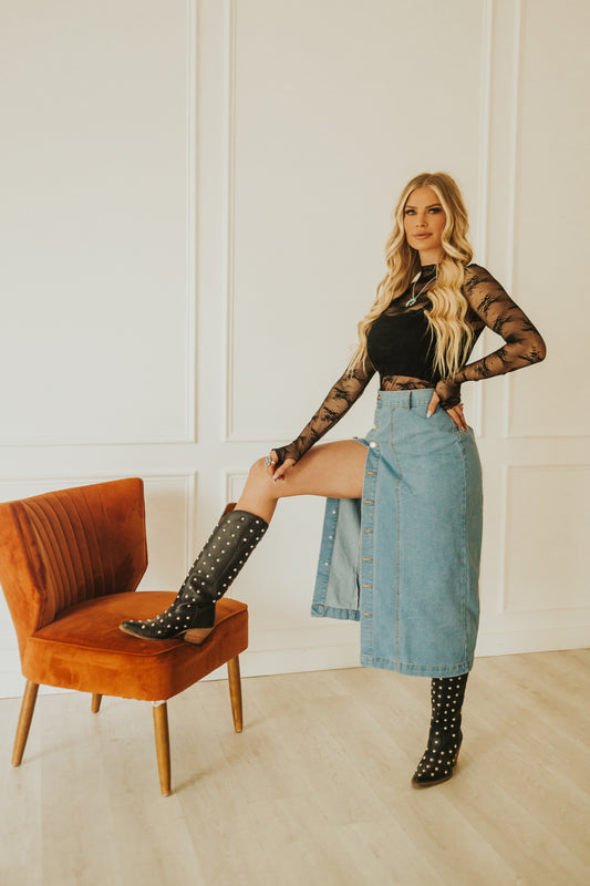 BLUE JEAN BABY SKIRT