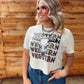 WESTERN SKULL CROP TEE
