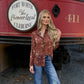 SADDLE UP RUST TOP