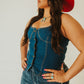 BILL THE KID DARK DENIM VEST | Western Lavish Boutique 3