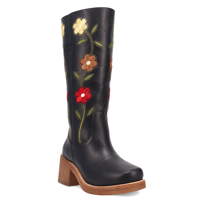 BLACK BLOOM BOOT