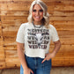 WESTERN SKULL CROP TEE