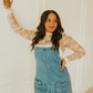 COWGIRL FEELS OVERALL DENIM DRESS | Western Lavish Boutique 1