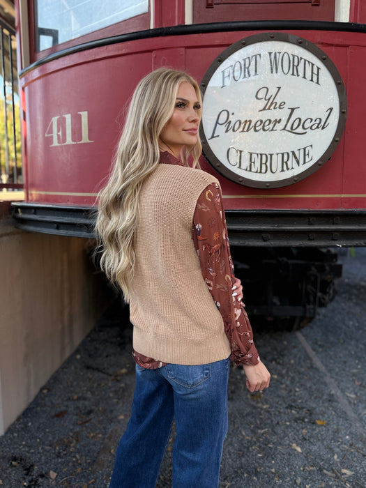 COWBOY KNIT SWEATER VEST