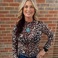 LEOPARD PRINT MESH TOP