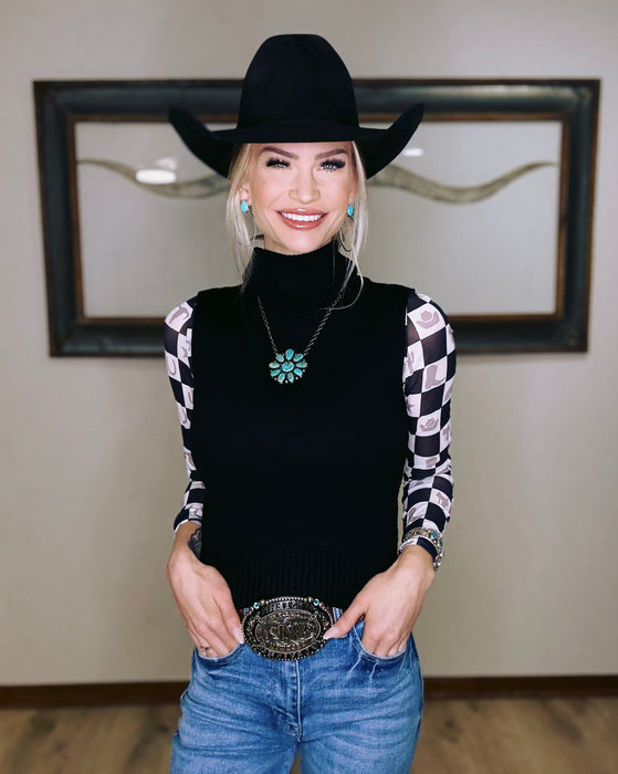 TURTLENECK SWEATER BLK