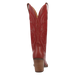 Red cowboy boot on a white background