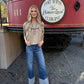 TAN HORSE BIT TEE