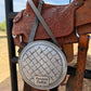 SILVER CANTEEN LEATHER BAG