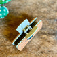 WESTERN AZTEC LEATHER CLIP