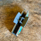 WESTERN FLOWERS LEATHER CLIP