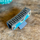 WESTERN FLOWERS LEATHER CLIP