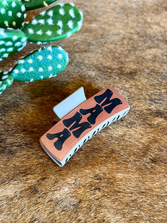 WESTERN MAMA LEATHER CLIP