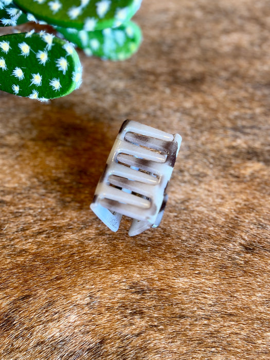 LIGHT LEOPARD HAIR CLIP