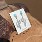 SILVER CACTUS EARRING