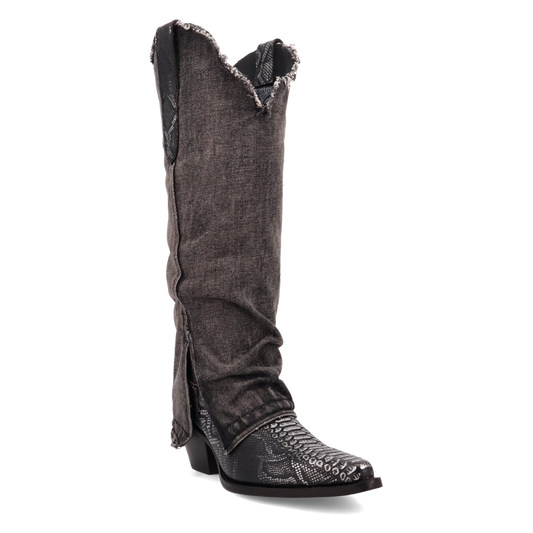 SHABBY BLACK BOOT