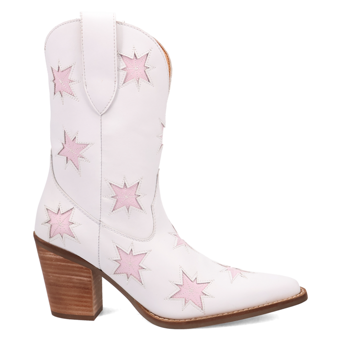 STARBURST WHITE BOOT | Western Lavish Boutique 2
