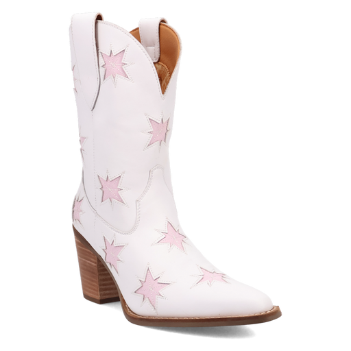 STARBURST WHITE BOOT | Western Lavish Boutique