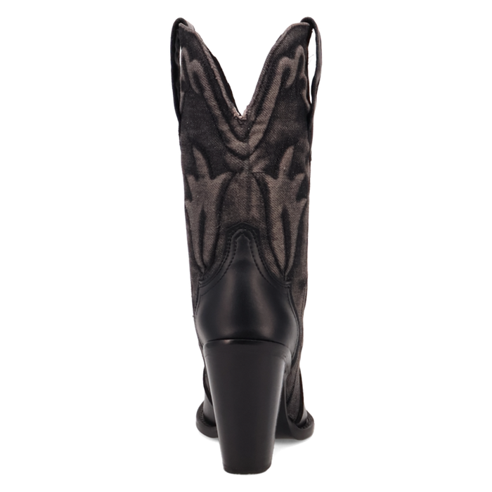 TIPSY LEATHER BLACK BOOT