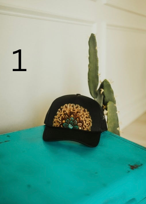 TURKEY CALL BLACK HAT | Western Lavish Boutique 1
