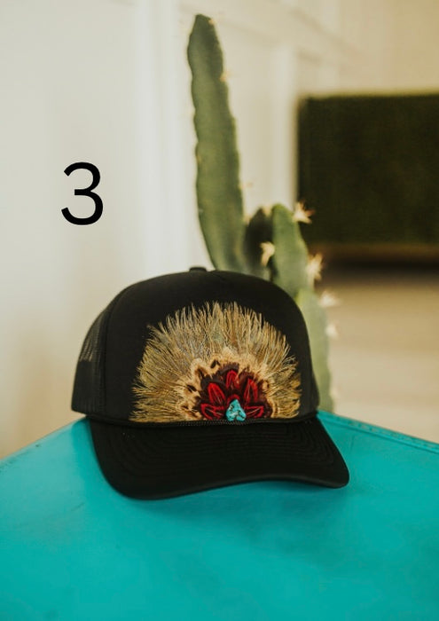 TURKEY CALL BLACK HAT | Western Lavish Boutique 3