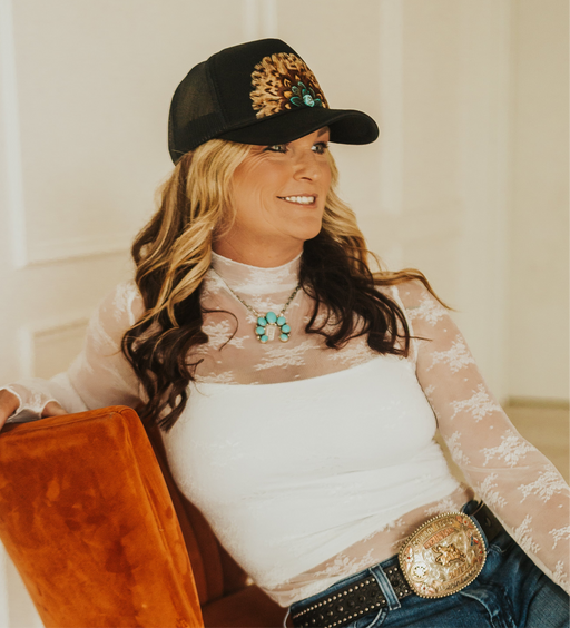 TURKEY CALL BLACK HAT | Western Lavish Boutique