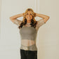 WEEKEND VIBE SILVER TOP | Western Lavish Boutique 1