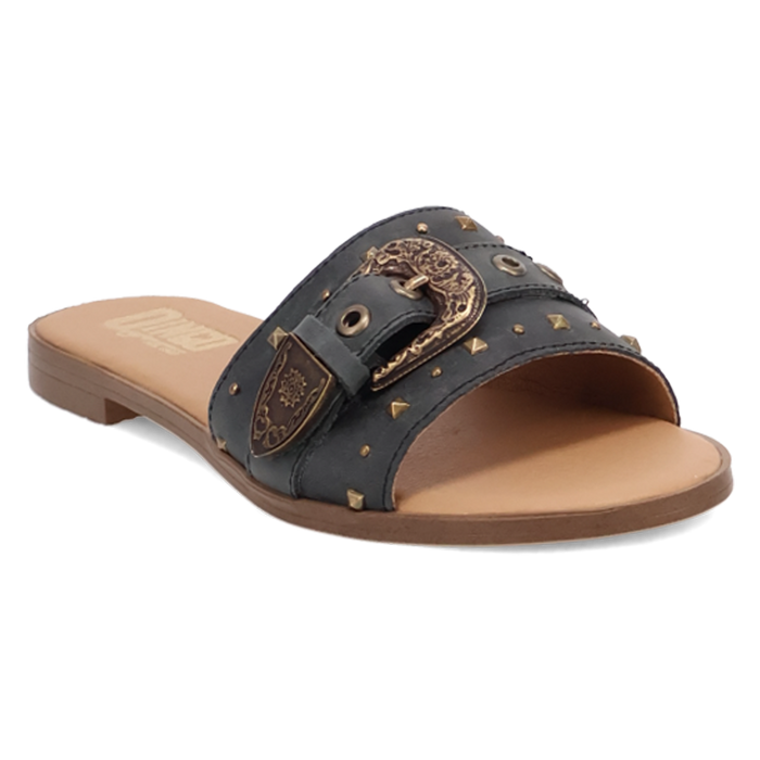 BLACK LARIAT SANDAL
