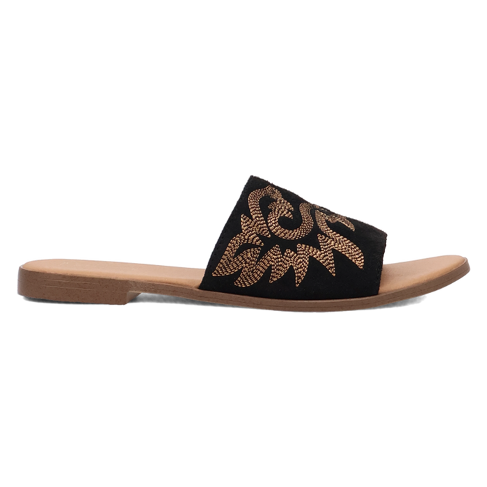 BLACK LASSO SANDAL