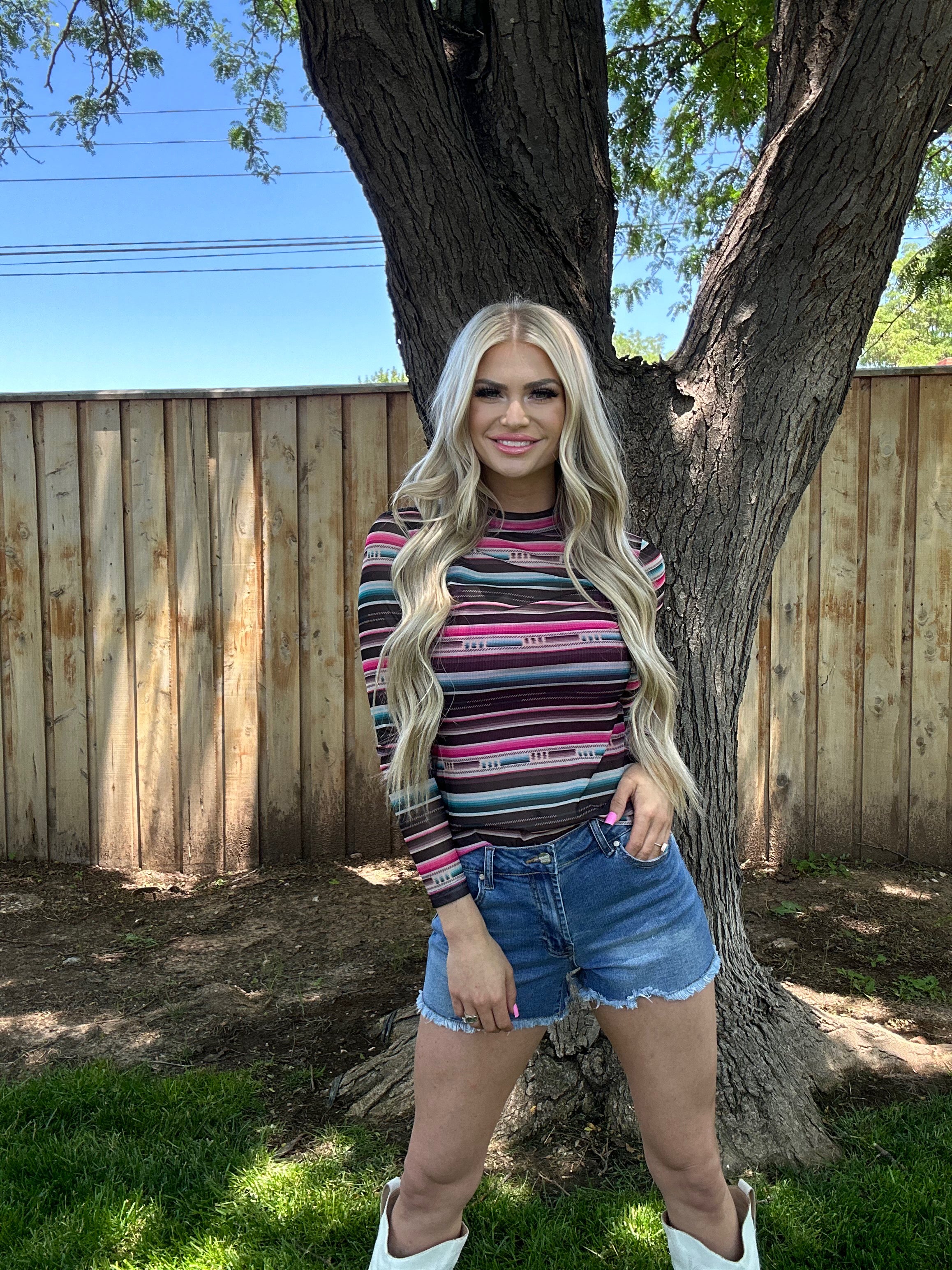 SUNSET RODEO TOP – western lavish