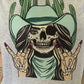 Skeleton Cowgirl Western Tee Video 