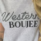 WESTERN BOUJEE CHARCOAL T-SHIRT
