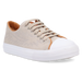 Beige sneaker with white sole on a white background