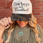 COWBOYS AND COCKTAIL HAT